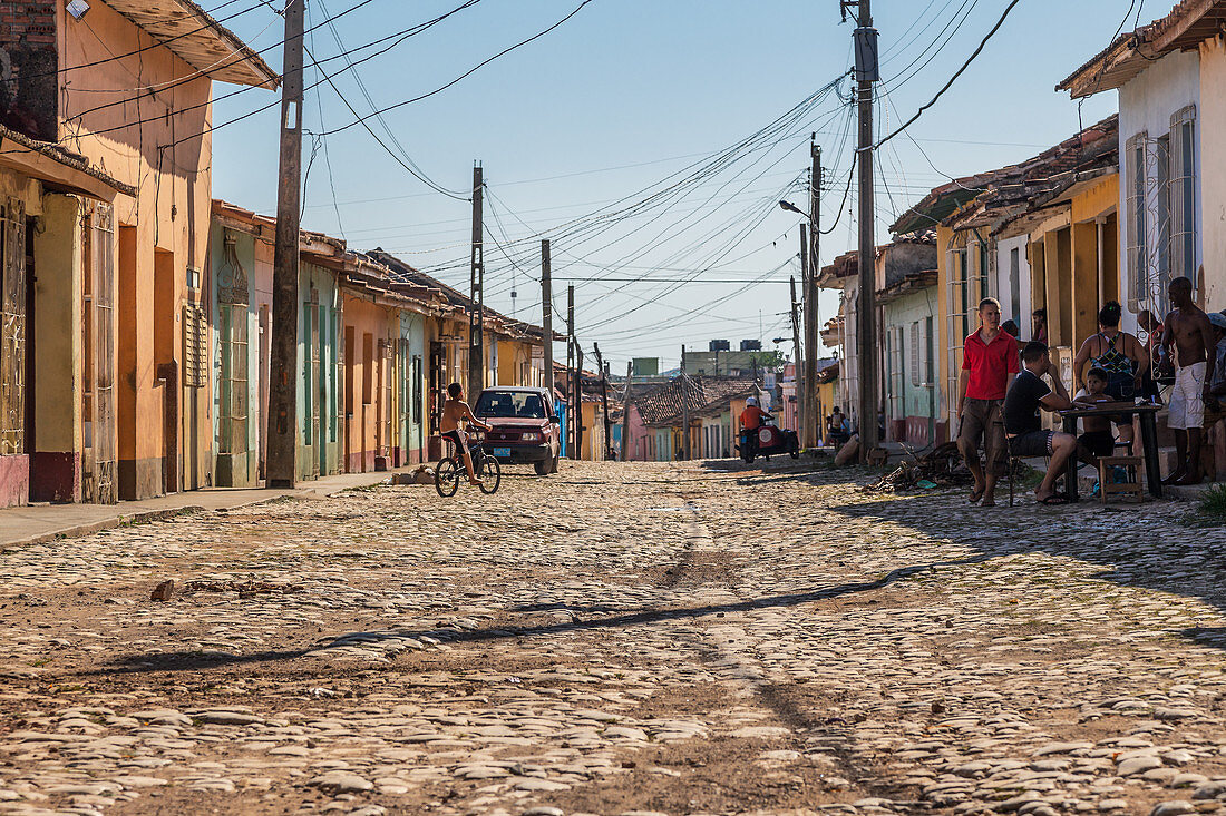 In the streets of Trinidad, Cuba