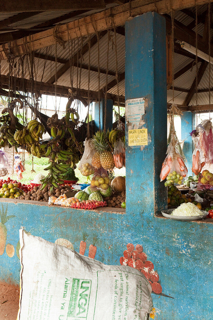 Obst- und Gemüsemarkt in Watamu, Malindi, Kenia