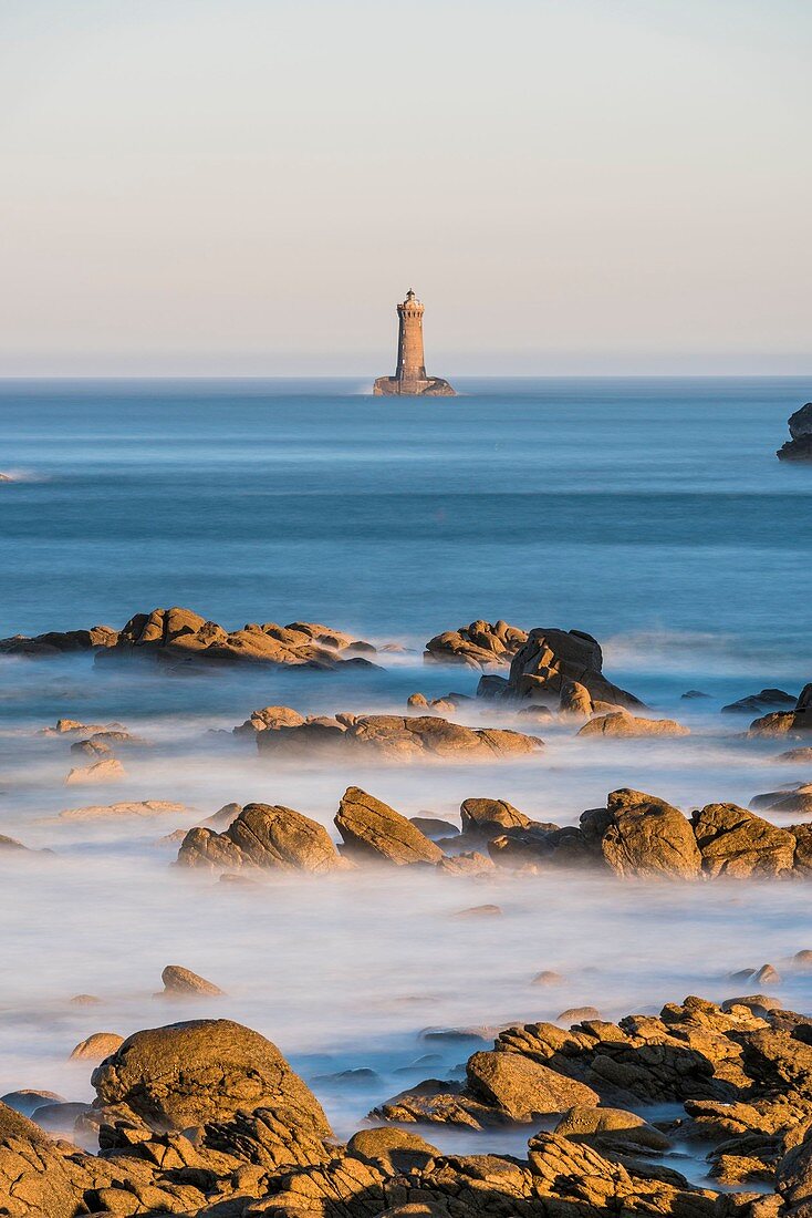 France, Finistere, Iroise sea, Legendes Coast, Porspoder, the Four lighthouse