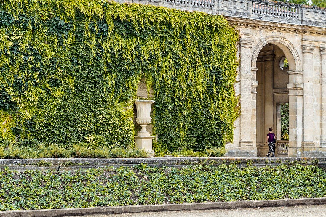 Frankreich, Gironde, Bordeaux, UNESCO-Weltkulturerbegebiet, öffentlicher Garten aus dem 18. Jahrhundert, englischer Park