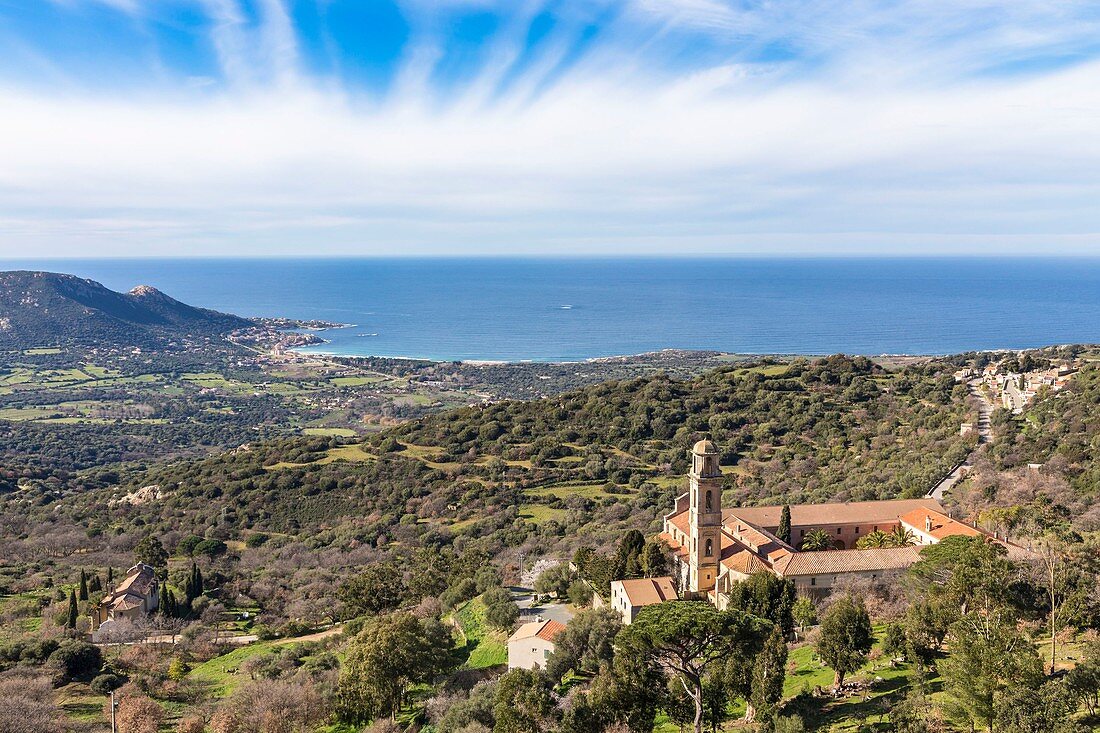 France, Haute Corse, Balagne, Corbara, the Saint Dominique convent of the XIVth century