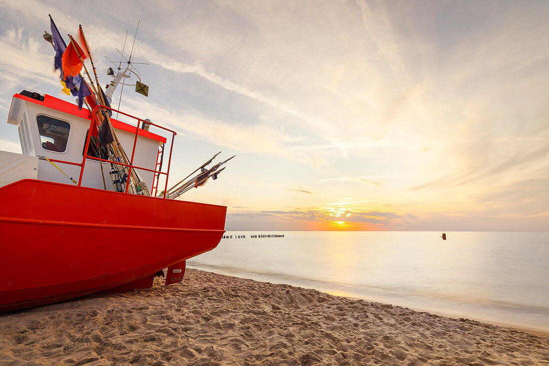 Uniescie beach on the Baltic Sea, West Pomerania, Poland