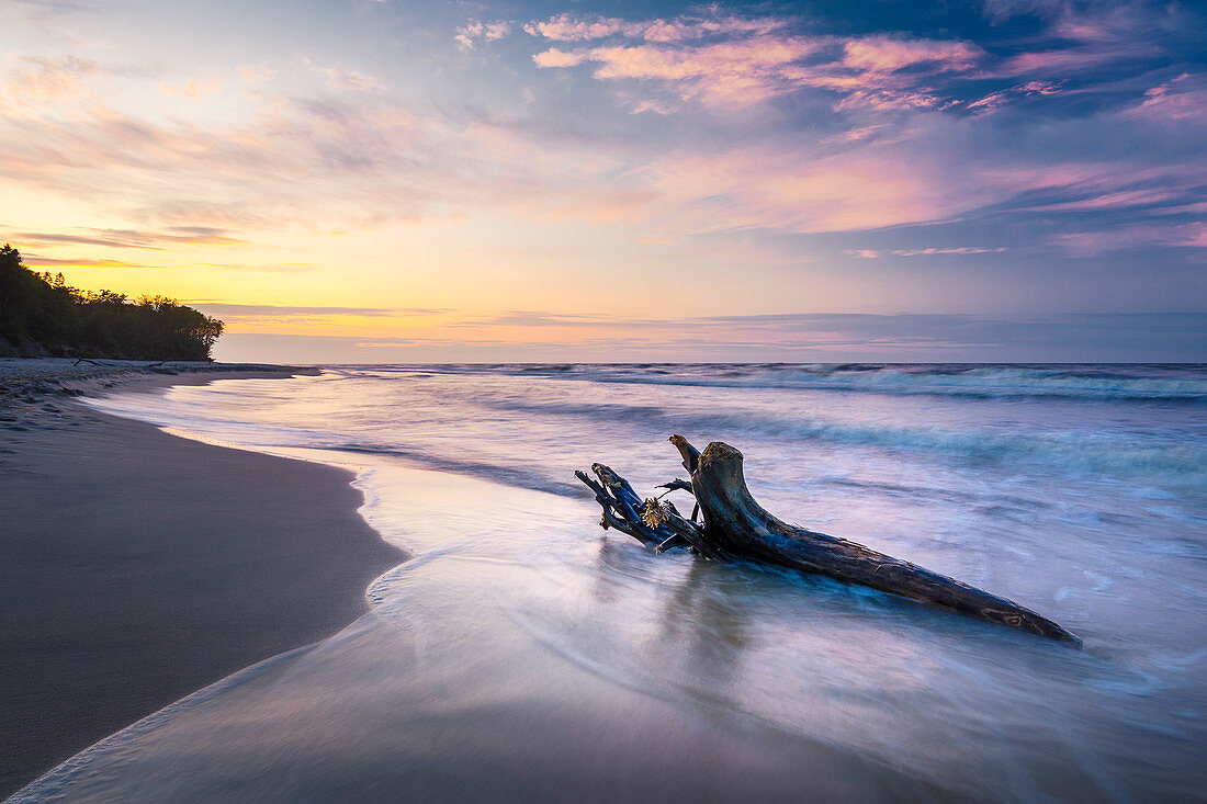 Rozewie beach on the Baltic Sea, Pomerania, Poland