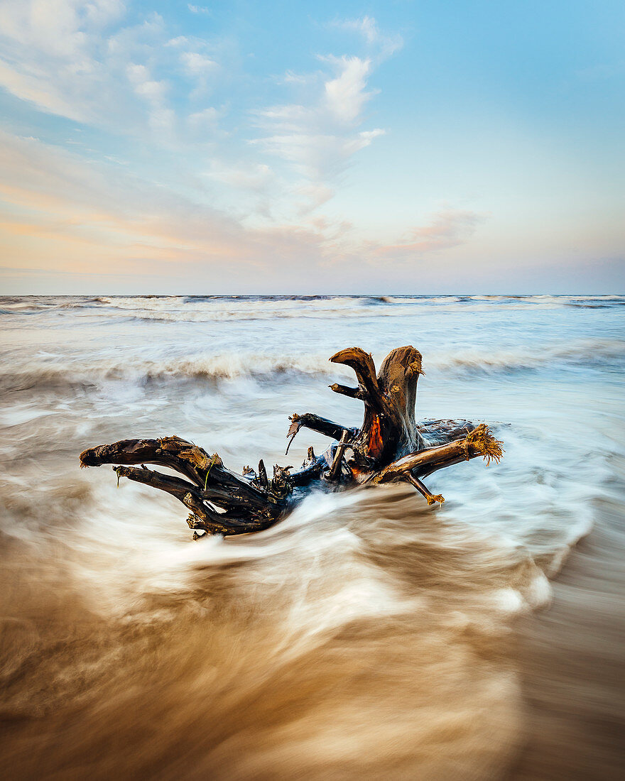 Rozewie beach on the Baltic Sea, Pomerania, Poland