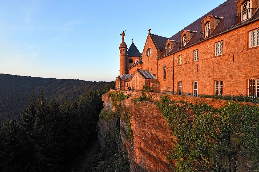 France, Bas Rhin, Mont Sainte Odile, Sainte Odile convent