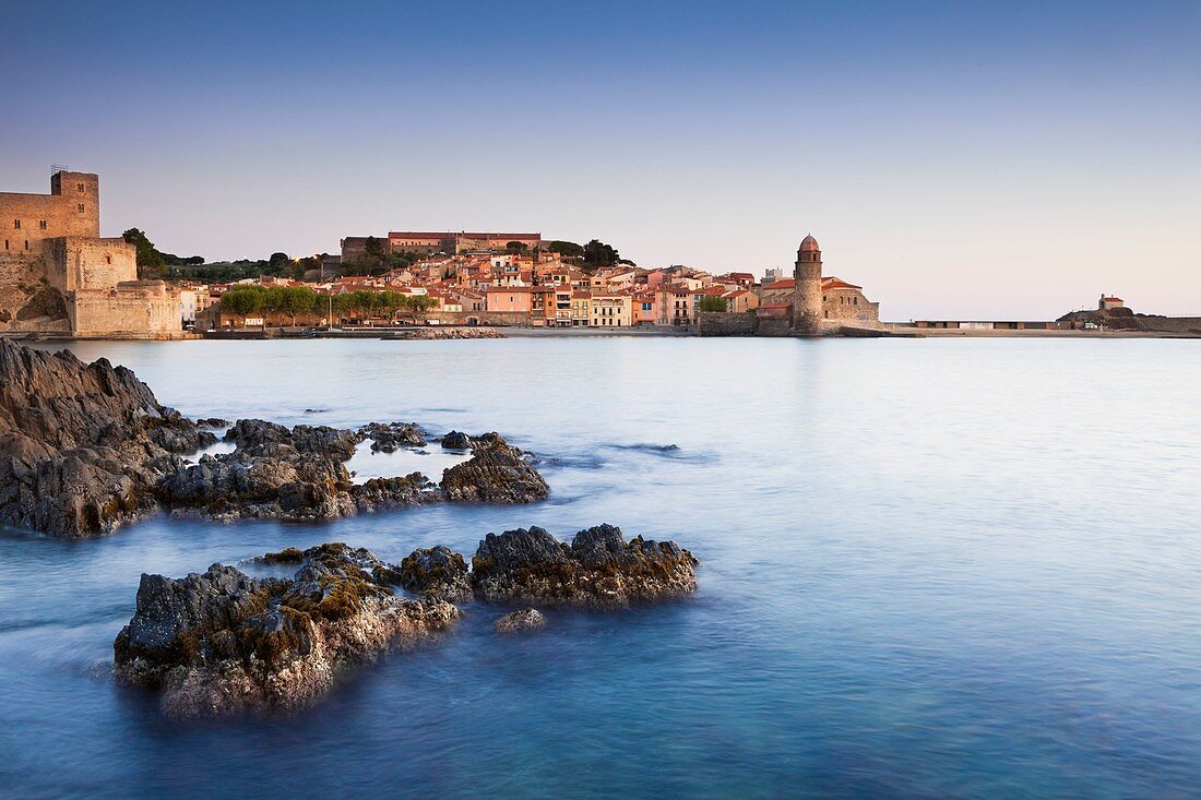 France, Pyrenees Orientales, bay of Collioure