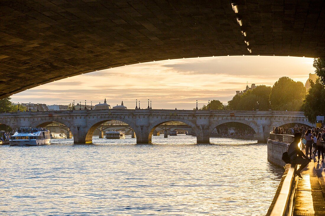 Frankreich, Paris, UNESCO-Weltkulturerbegebiet, der Pont Neuf