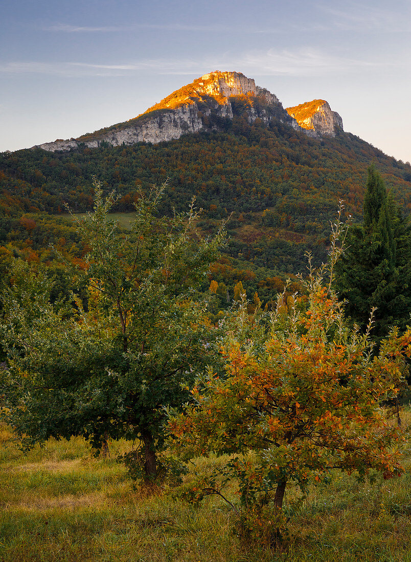 Tafelberg bei Eyzahut,  Département Drôme, Frankreich