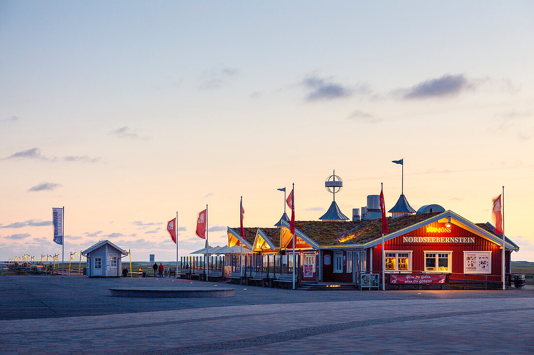 Restaurant Gosch, Seebrücke, Sankt Peter-Ording, Halbinsel Eiderstedt, Nordfriesland, Schleswig-Holstein, Deutschland