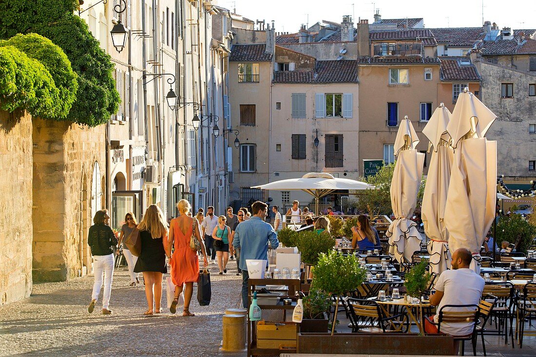 Frankreich, Bouches-du-Rhône, Aix en Provence, Platz Cardeur