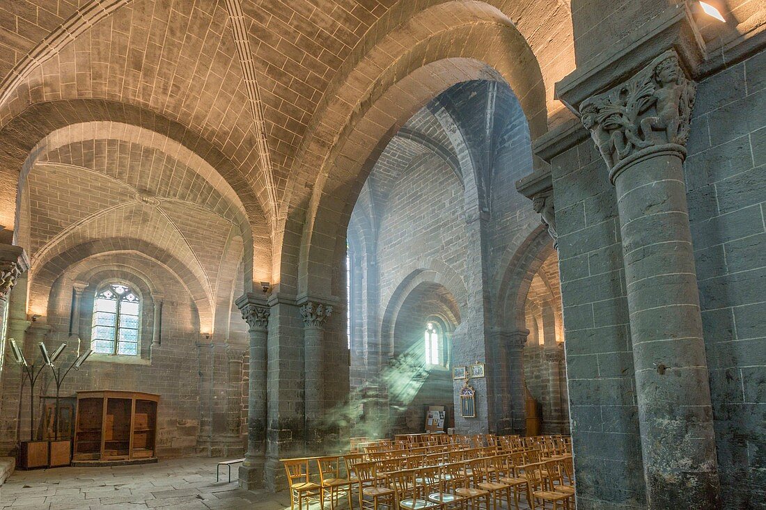 Frankreich, Haute-Loire, Chanteuges, Benediktinerabtei