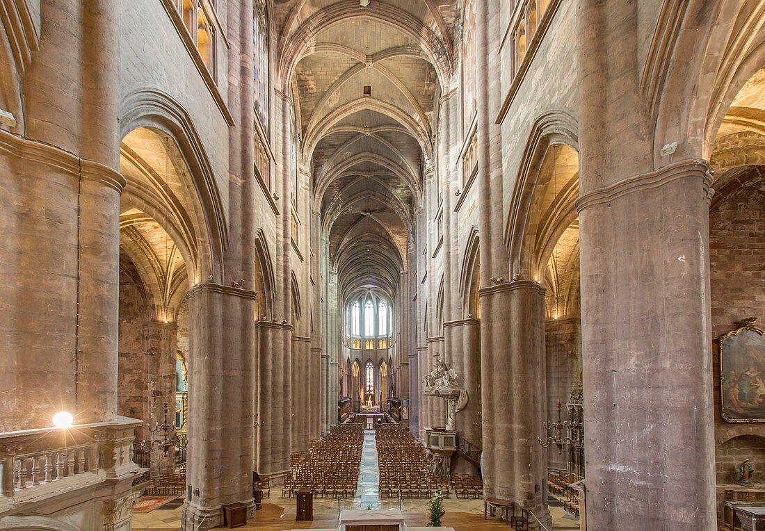 France, Aveyron, Rodez, Notre Dame cathedral, 12th-16th century