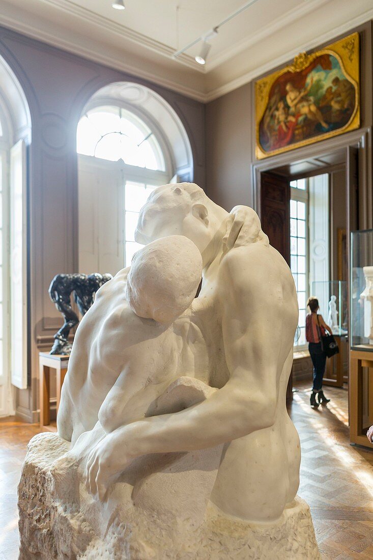 Frankreich, Paris, Rodin-Museum, die Skulptur 'Der Kuss'