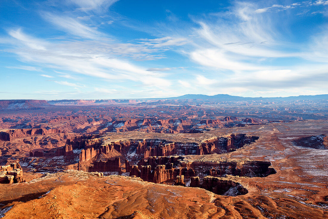 Grand View Point Overlook, Canyonlands National Park, Moab, Utah, Usa