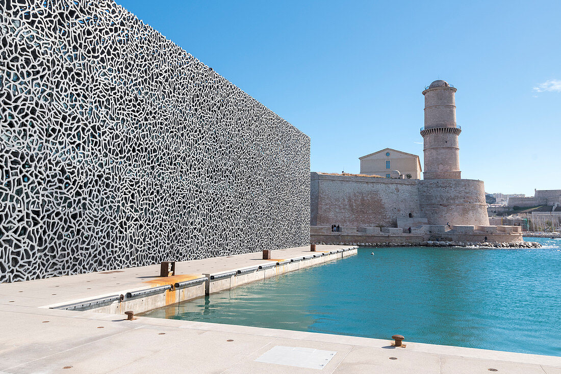 Museum der Zivilisationen Europas und des Mittelmeerraums, Marseille, Departement Bouche du Rhône, Region Provence-Alpes-Côte d'Azur, Frankreich, Europa