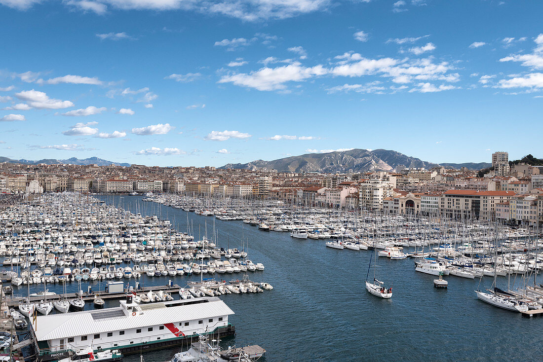 Der Hafen von Marseille, Departement Bouche-du-Rhone, Region Provence-Alpes-Côte d'Azur, Frankreich, Europa