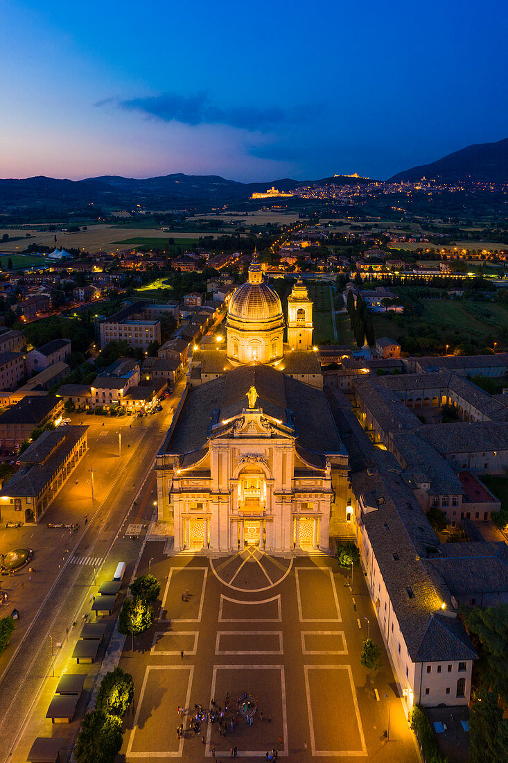 The Basilica of St. Mary of the Angels, Assisi, Perugia district, Umbria, Europe