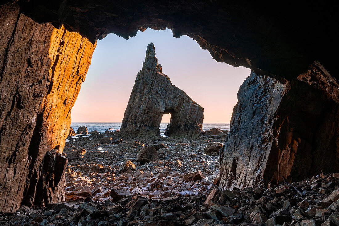 Playa Campiecho, Villademoros, Asturien, Spanien