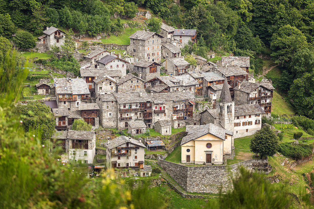 Das Dor Savogno, Piuro, Chiavenna-Tal, Provinz Sondrio, Lombardei, Italien, Europa