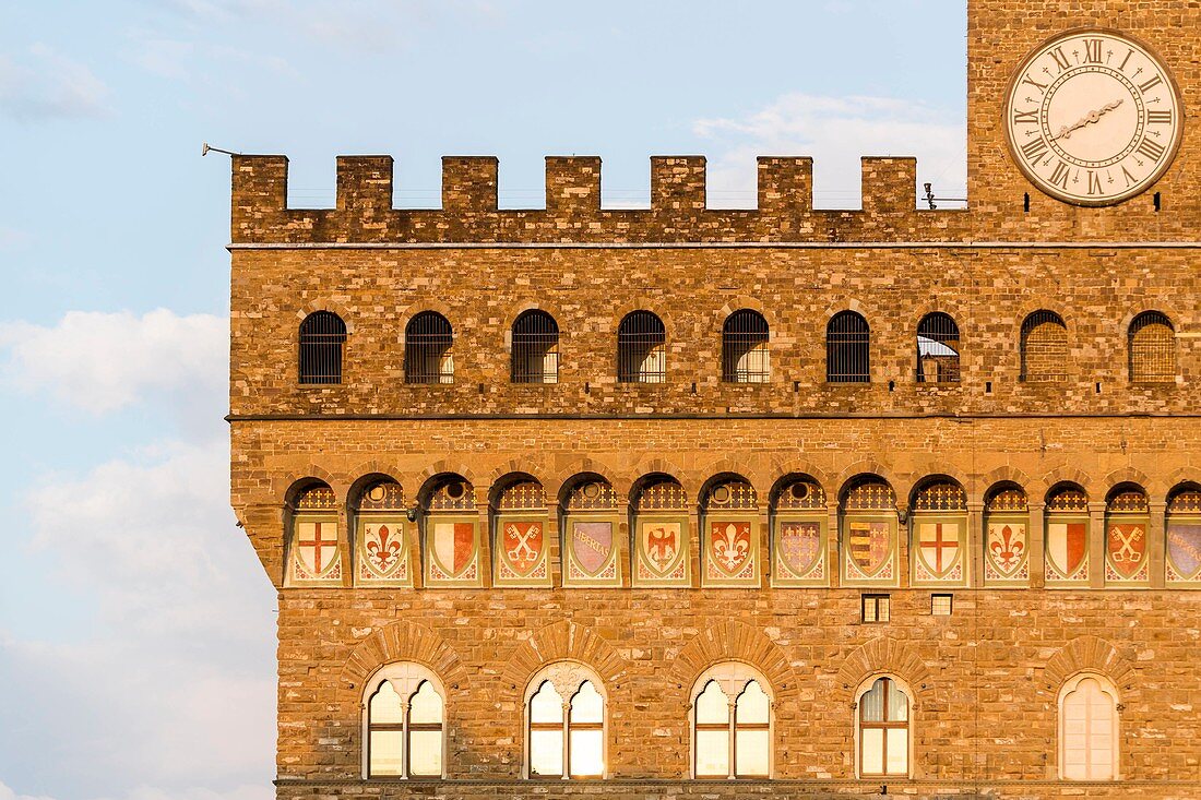Italy, Tuscany, Florence, historical center listed as World Heritage by UNESCO, Palazzo Vecchio