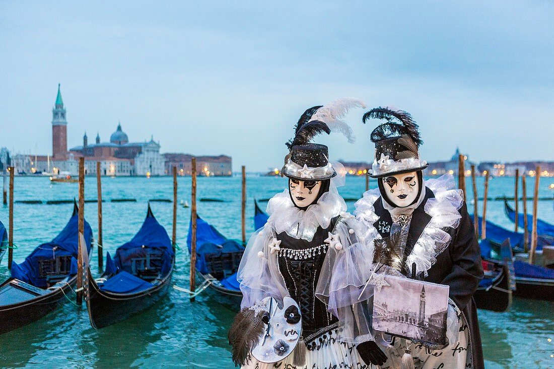 Italy, Veneto, Venice, listed as World Heritage by UNESCO, carnival, traditional Italian festival dating back to the Middle Ages