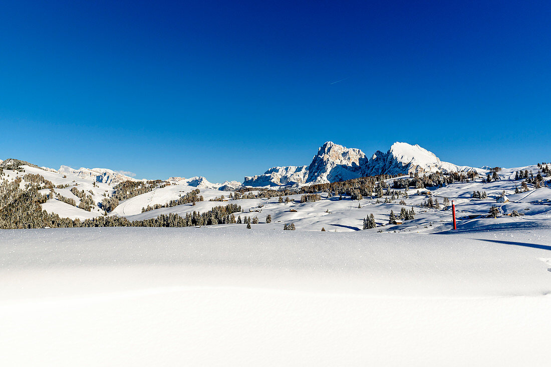 Skigebiet Seiser Alm, Südtirol, Italien