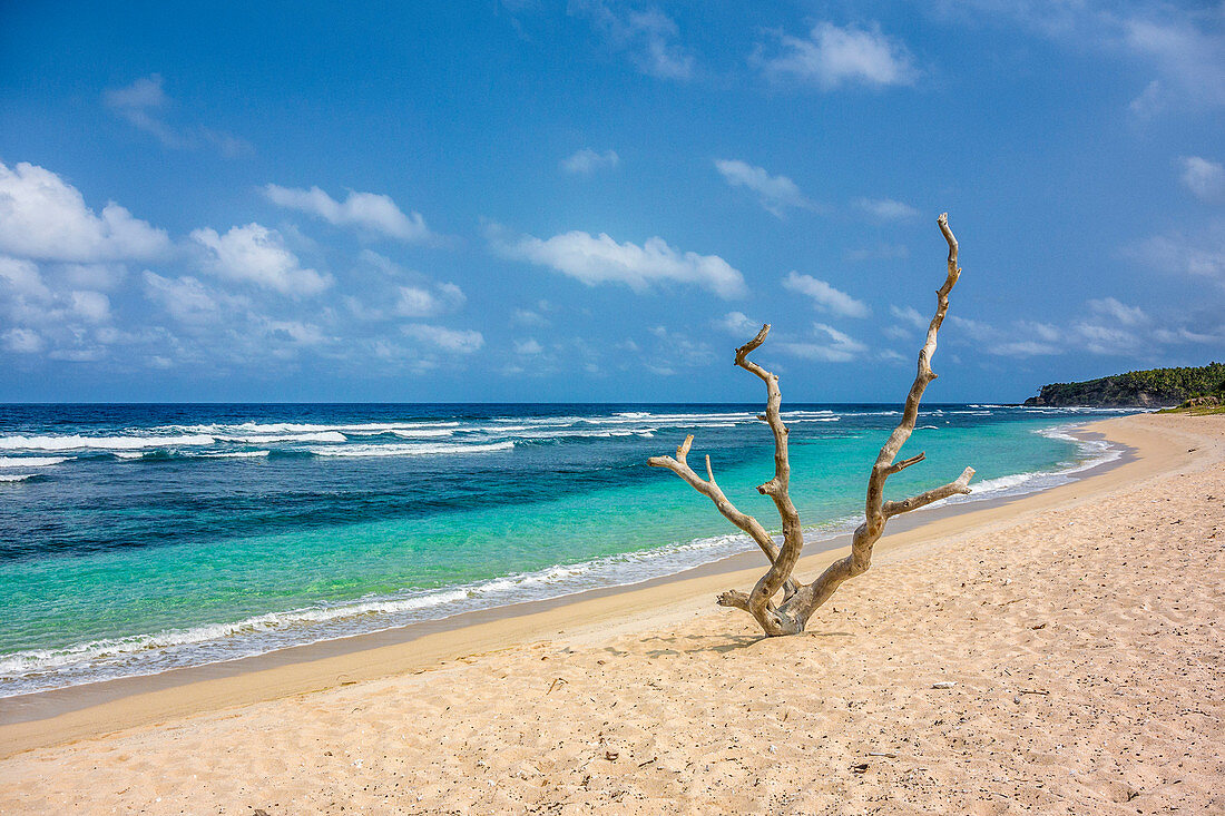Einsamer Strand auf Tanna, Vanuatu, Südsee, Ozeanien