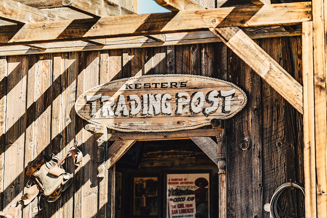 Mane Street in Pioneertown, Joshua Tree National Park, California, USA, North America