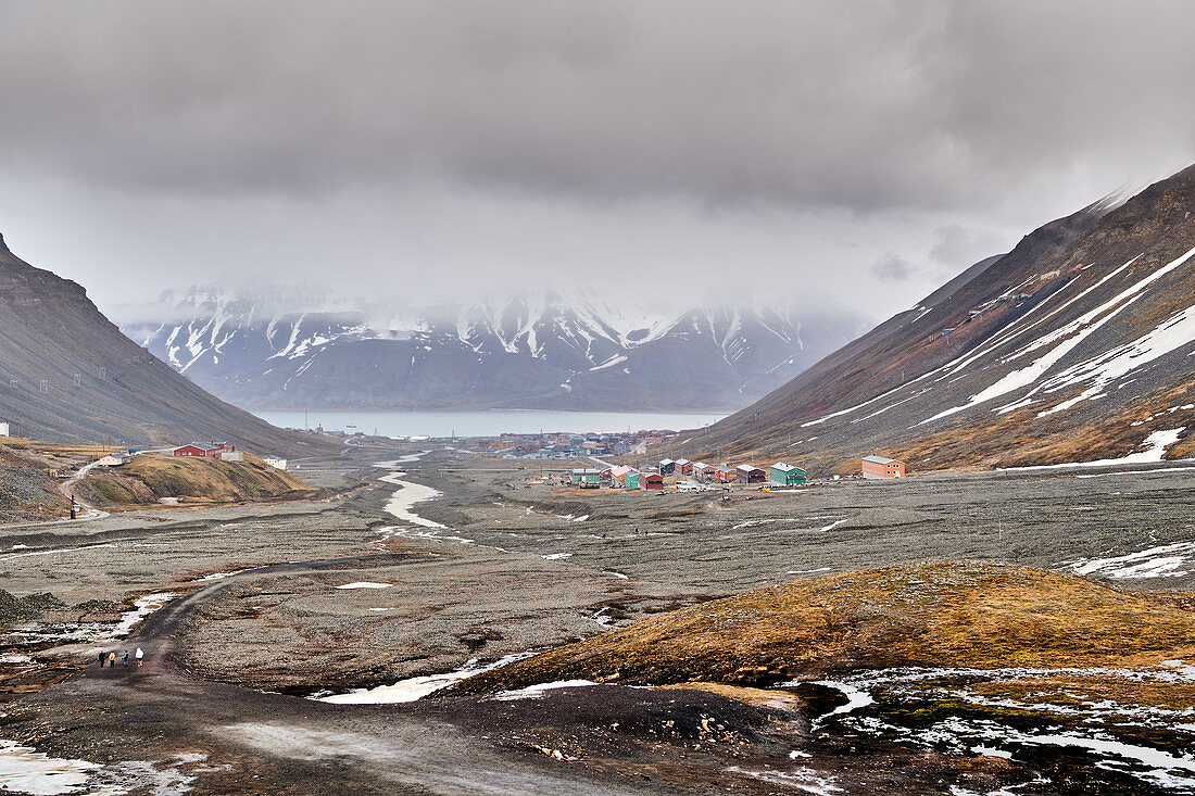 Summer in Longyearbyen, Svalbard, Norway