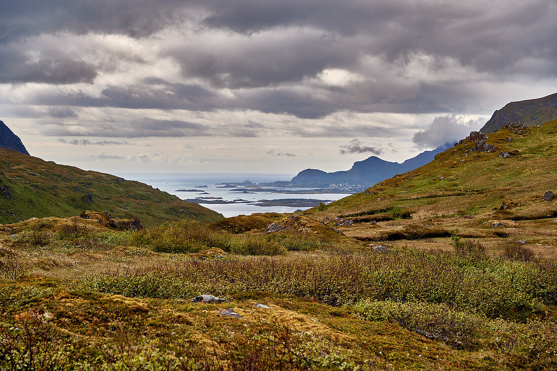 Wanderung in den Lofoten, Norwegen, Europa
