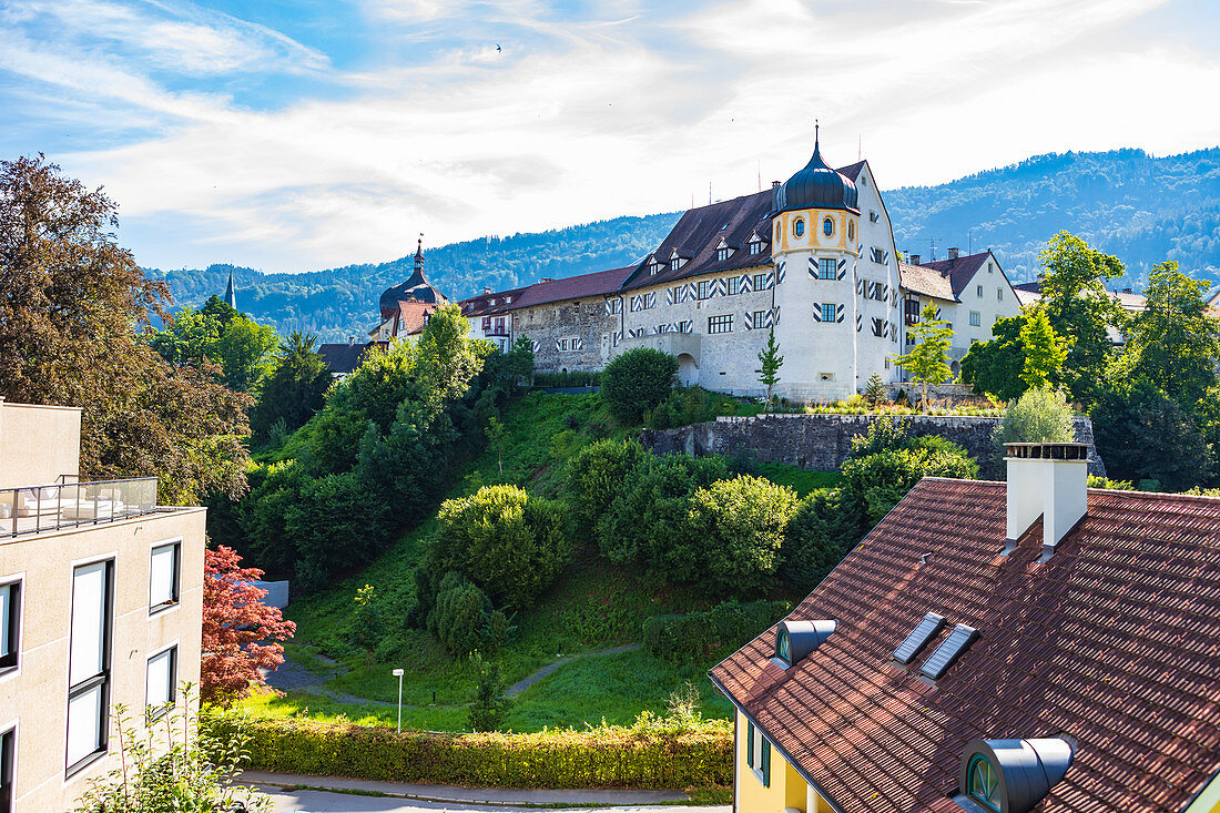 Upper town in Bregenz, Austria