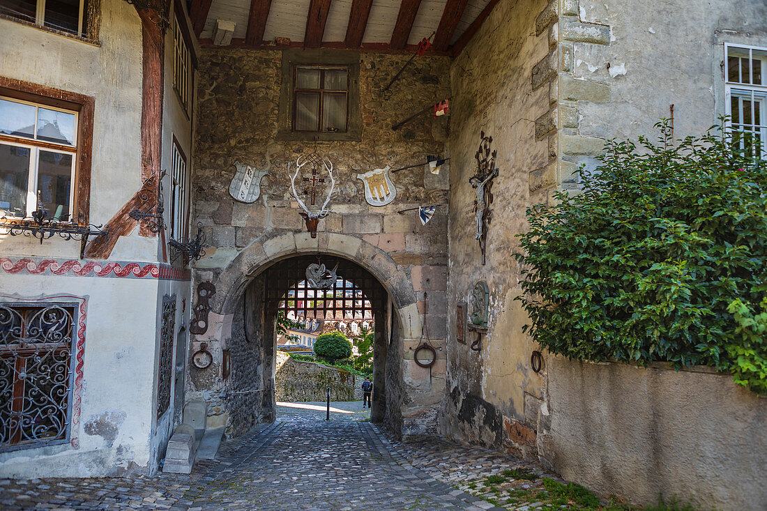 Lower gate in upper town. Bregenz, Austria