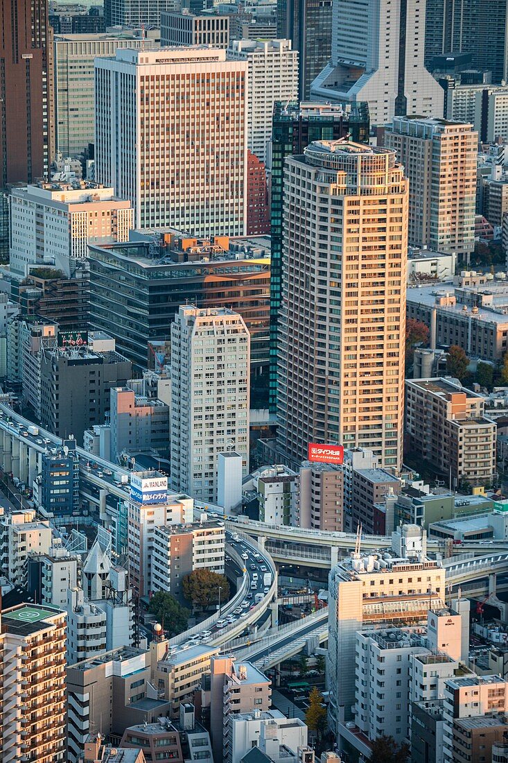 Japan ,Tokyo City, Minato Ku , shuto expressway