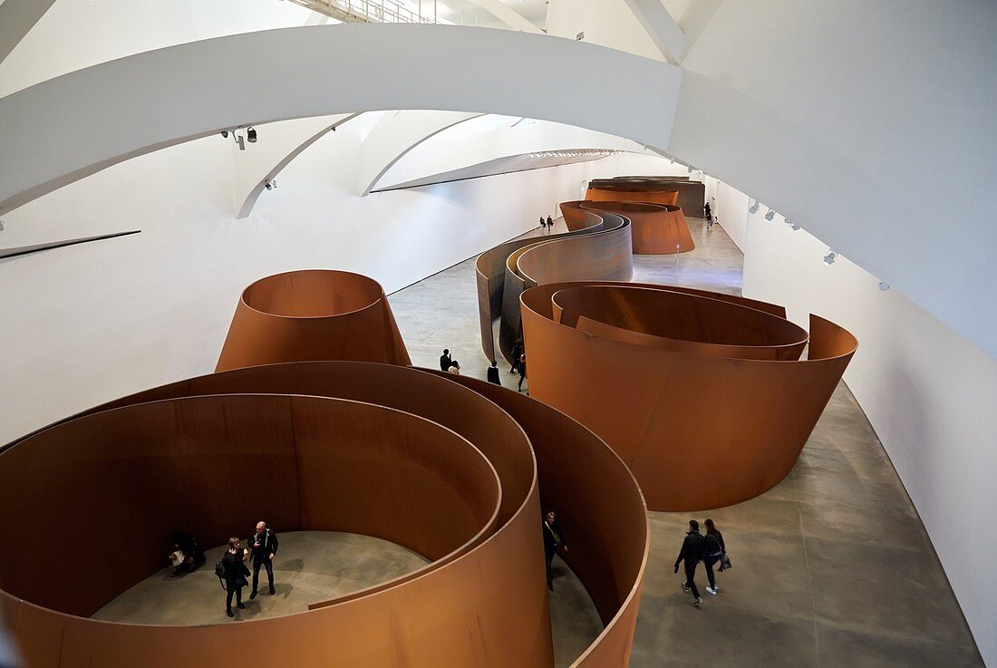 “The Matter of Time”, 1994-2005, Richard Serra, Guggenheim Museum