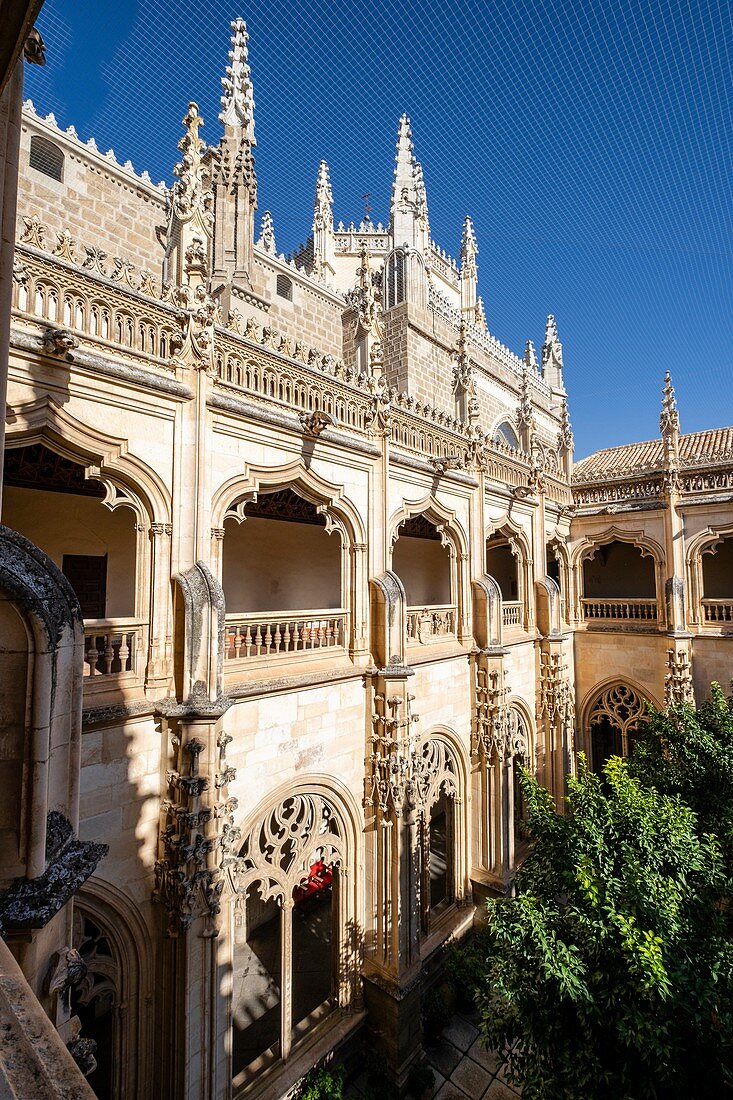 claustro Alto, Monasterio de San Juan de los Reyes, Toledo, Castilla-La Mancha, Spain