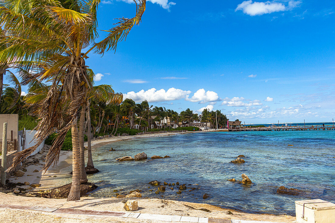 Hermose Caleta - Strand im Norden von "Isla Mujeres", Quintana Roo, Yucatan Halbinsel, Mexiko