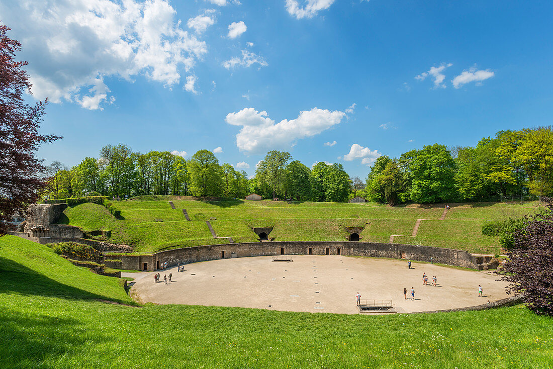 Römisches Amphitheater, Trier, Mosel, Rheinland-Pfalz, Deutschland