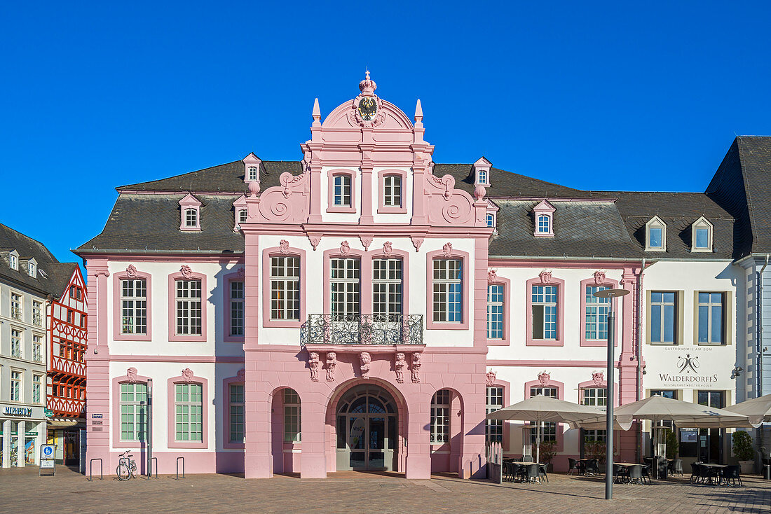 Palais Walderdorff at Domfreihof, Trier, Mosel, Rhineland-Palatinate, Germany
