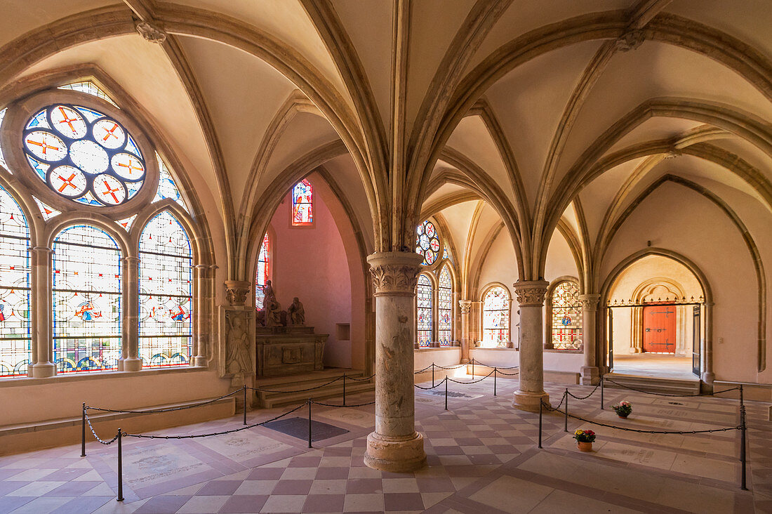 Kreuzgang des Doms, Trier, Mosel, Rheinland-Pfalz, Deutschland