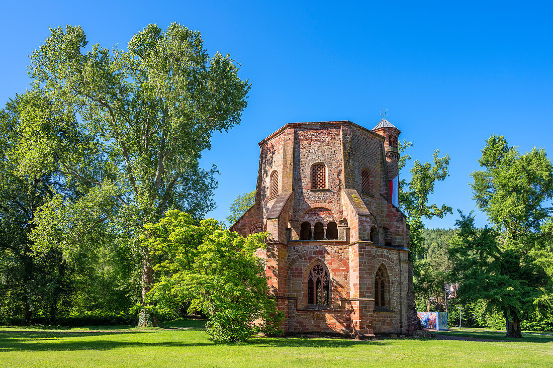 The old tower in Mettlach, Saarland, Germany