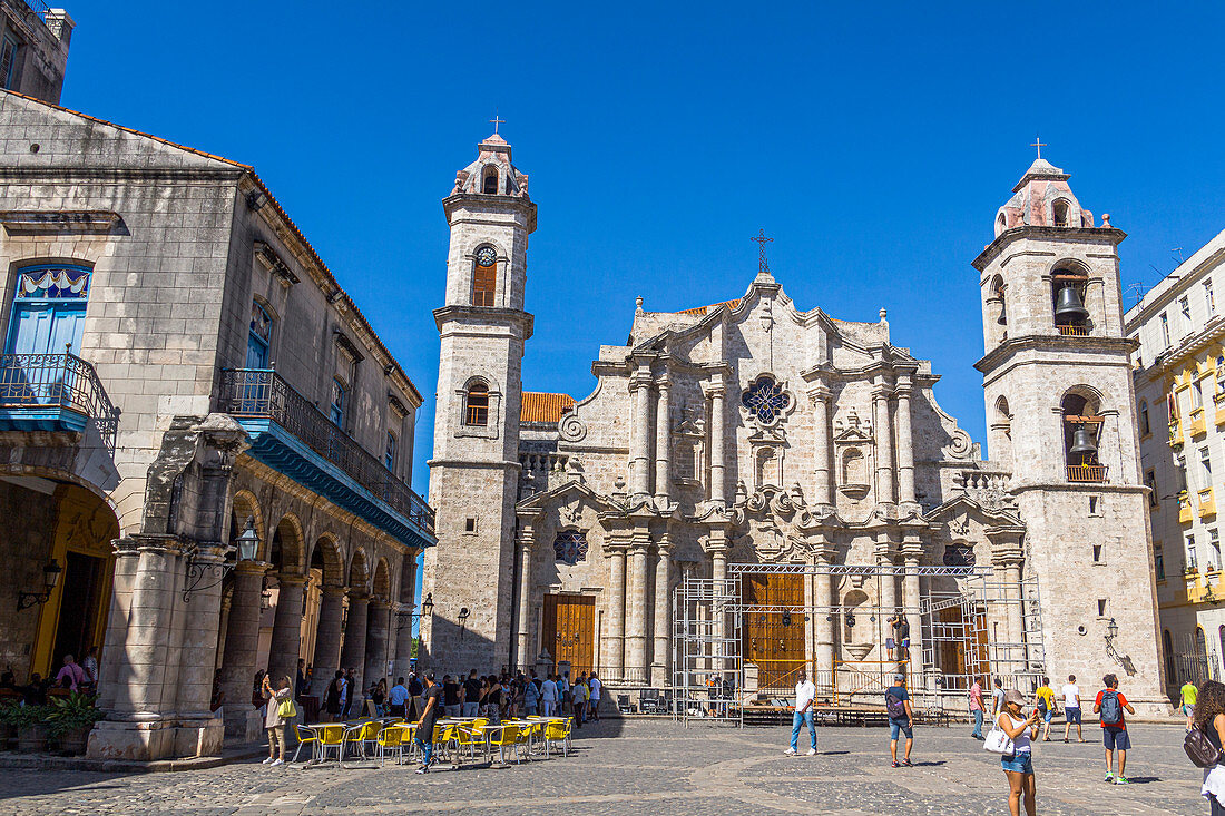 Plaza de la Catedral, Altstadt von Havanna, Kuba