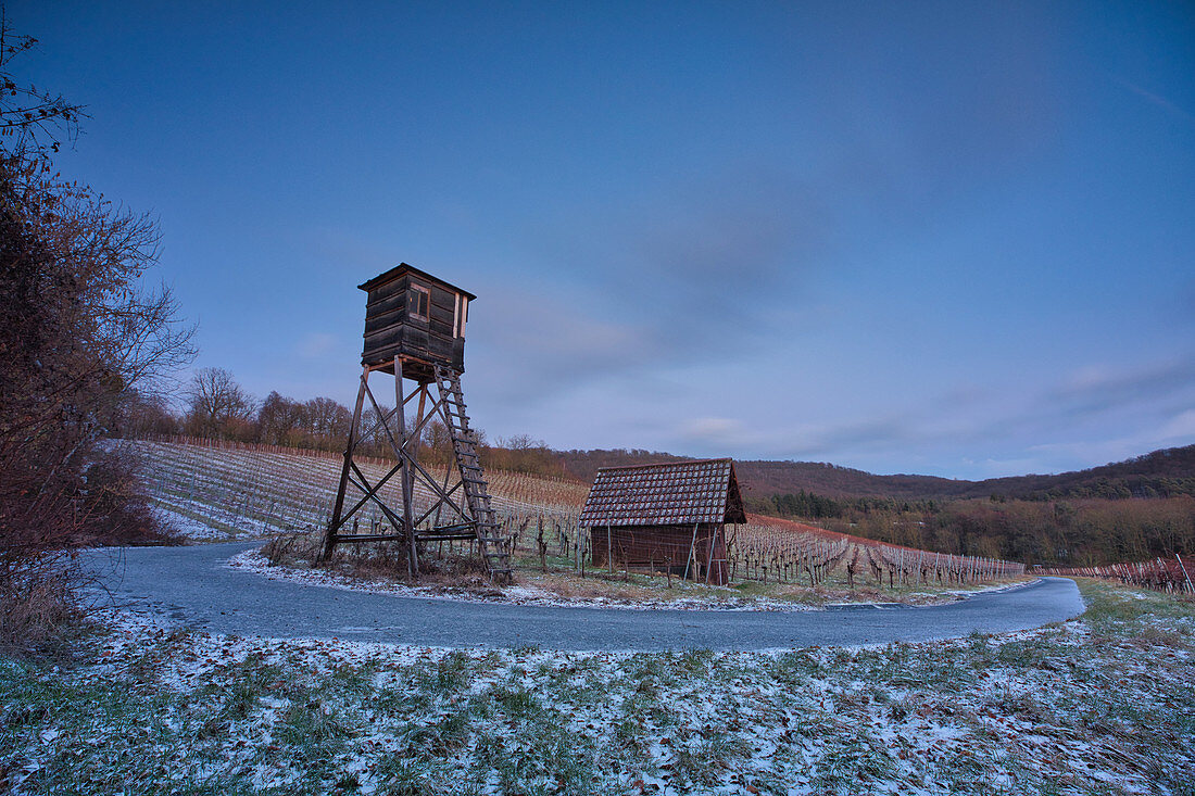 Wengartshäusle am Julius Echter Berg, Iphofen, Kitzingen, Unterfranken, Franken, Bayern, Deutschland, Europa