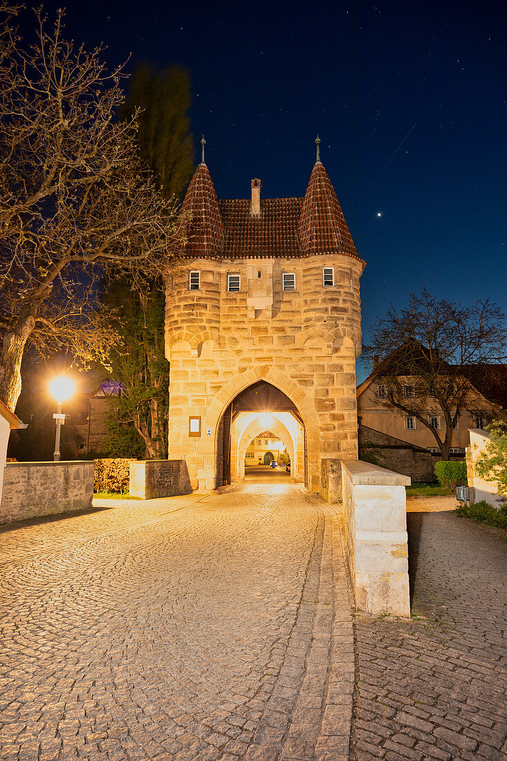Einersheimer Tor in Iphofen, Kitzingen, Unterfranken, Franken, Bayern, Deutschland, Europa