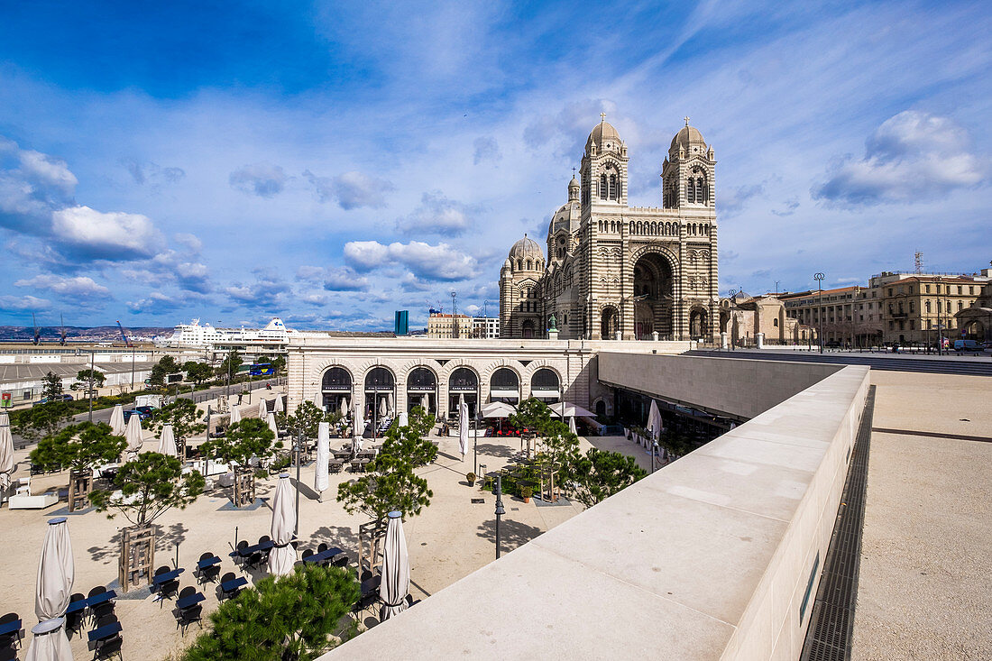 Cathédrale de la Major, Marseille Cathedral, Marseille, Département Bouches du Rhône, Région Provence Alpes Côte d'Azur, France, Europe