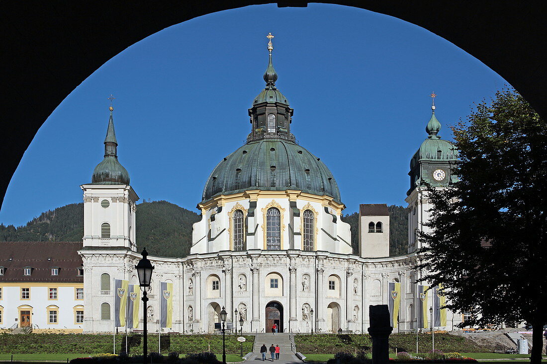 Kloster Ettal, Werdenfelser Land, Oberbayern, Bayern, Deutschland