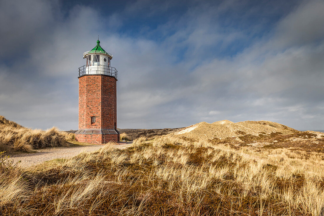 Leuchtturm Rotes Kliff in Kampen, Sylt, Schleswig-Holstein, Deutschland