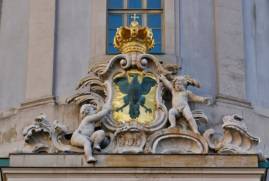 Potsdamer Stadtwappen, Altes Rathaus, Alter Markt, Potsdam, Land Brandenburg, Deutschland