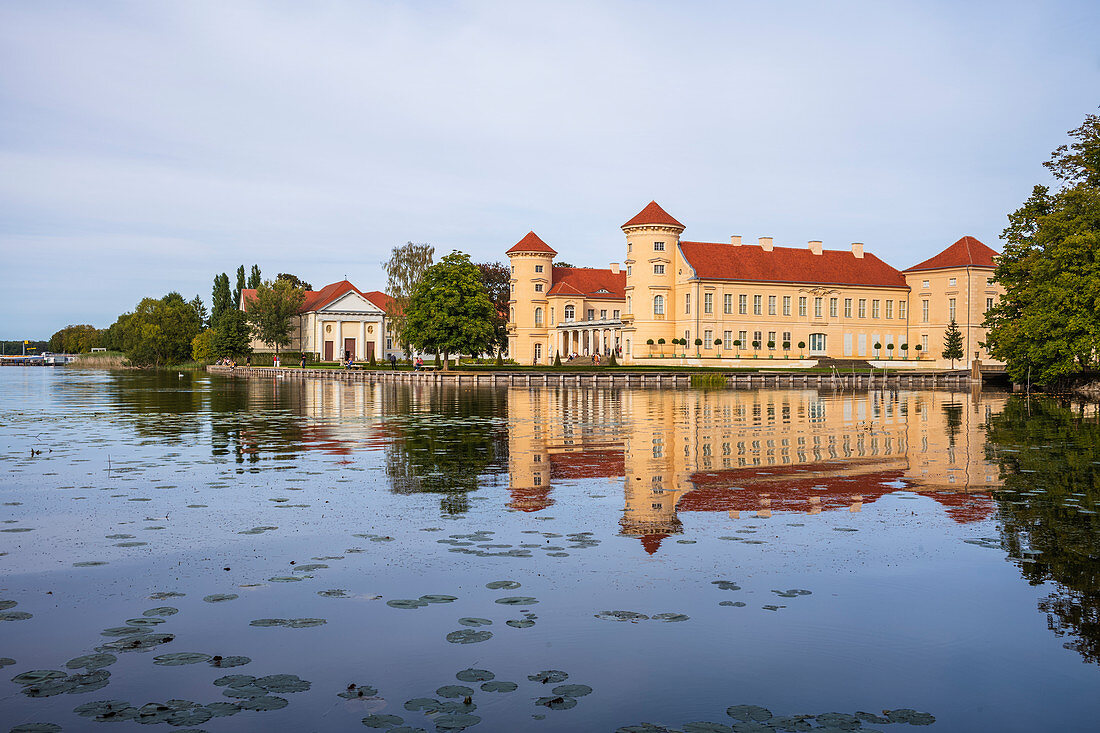 Rheinsberg Castle Rheinsberg Castle view from the banks of the Grienericksee, Rheinsberg, Brandenburg, Germany