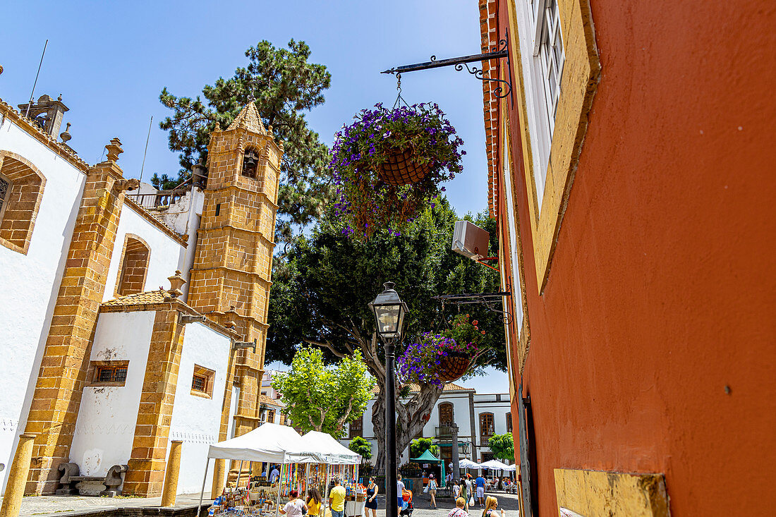In the center of &quot;Teror&quot; - idyllic mountain village on Gran Canaria, Spain