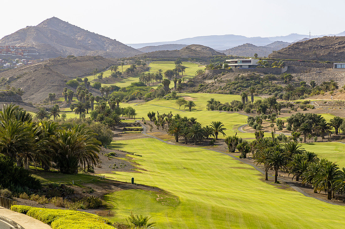 Golfplatz im Süden von Gran Canaria, Spanien
